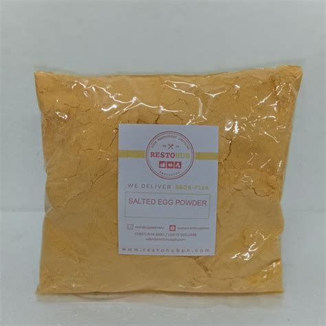 Well, the taste might not be authentic, you gotta know that after all salted egg yolk powder is not fresh and it's probably mixed with some. Restohub Salted Egg Powder 100g | Shopee Philippines