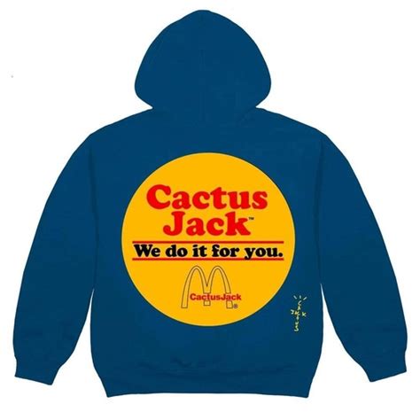 Travis Scott Travis Scott X Mcdonalds Cactus Jack Sticker Hoodie Grailed