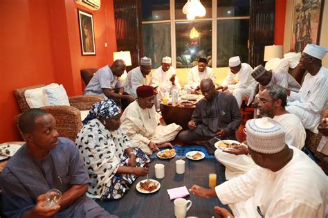 Photos Muslim Lawmakers Join Femi Gbajabiamila For Ramadan Iftar