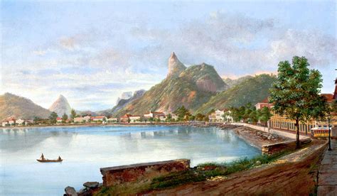 Botafogo Bay In 1869 In Rio De Janeiro Brazil Image