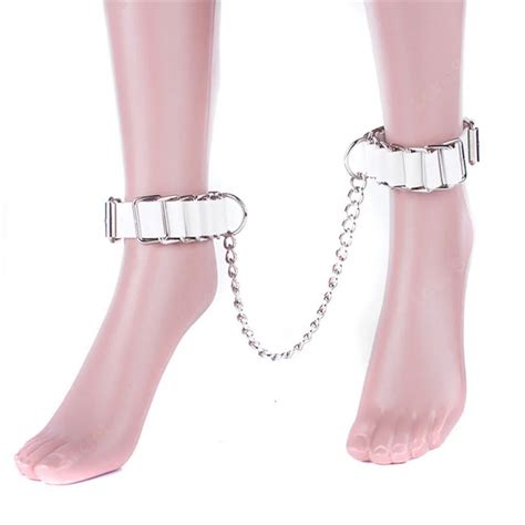 Buy Pu Leather Leg Cuffs Adult Games Cosplay Sex Slave Fetish Bondage