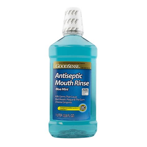 Goodsense® Antiseptic Mouth Rinse Blue Mint Kills Germs 1 Lea