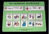 Images of Schedule Pictures For Autistic Students