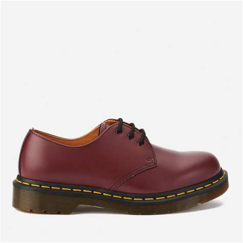 Dr Martens 1461 Smooth Leather 3 Eye Shoes Cherry Red Clothing