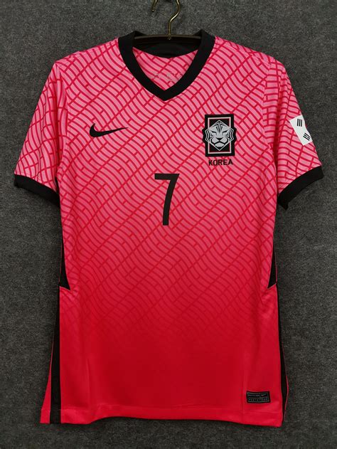 2020/21 Korea Home Pink Soccer Jersey football Shirt mens | Etsy