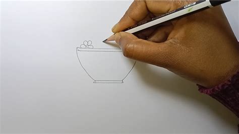 Flower Basket Drawing How To Draw Flower Basket Step By Step Flower