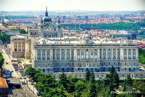 Royal Palace Madrid Spain Although It Is The Official Residence Of