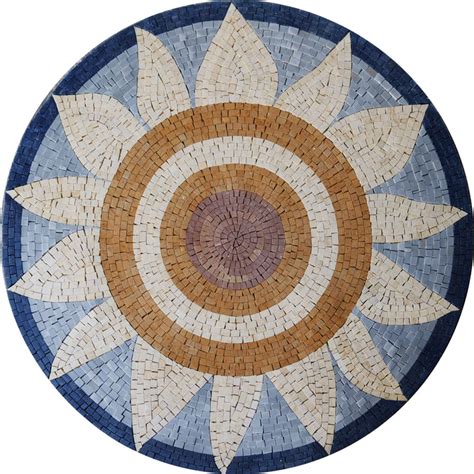 The Sunflower Flower Mosaic Art Clearance Mozaico