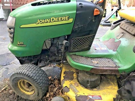 John Deere L111 Riding Lawn Tractor Mower W Attachments 240 Hours