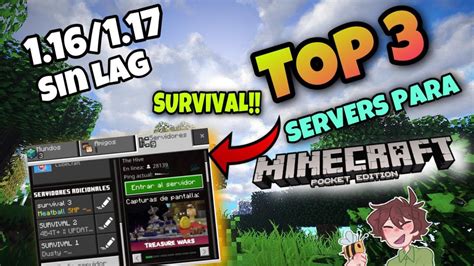 Top 3 Mejores Servidores Survival Para Minecraft Pe 116x1170 Sin