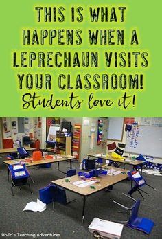Here are a few among the most played cool classroom activities for students of diverse class levels Leprechaun trick in the classroom | Class projects to try ...