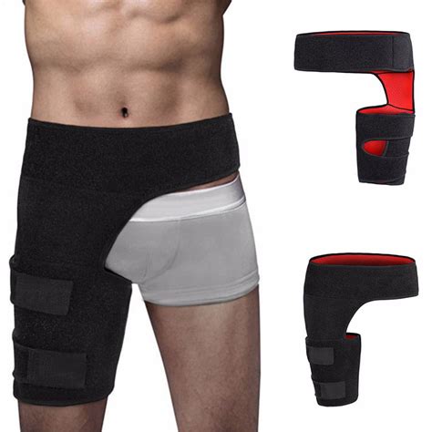 Groin Hip Brace Sciatica Support Wrap Hamstring Compression Sleeve For