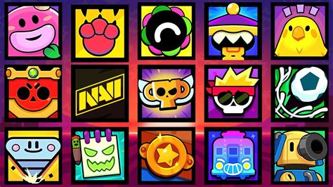 ALL 162 PROFILE ICONS IN BRAWL STARS YouTube