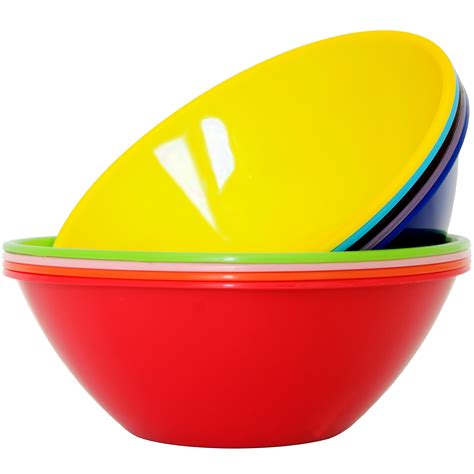 10 Inch Plastic Mixing And Serving Bowls Popcorn Bowls Salad Etsy