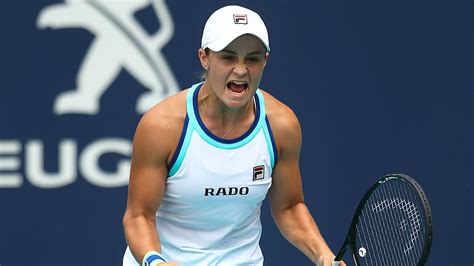 1 in the world in singles by the women's. Ash Barty reflects on 'beautiful' journey after Miami Open ...