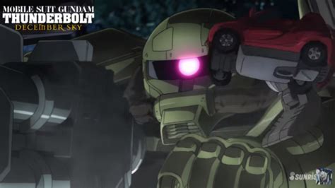 0079, the earth federation and also principality of zeon participate in a fierce battle at the after infiltrating zeon's sniper field, ace federation pilot and jazz enthusiast io fleming has been control of this gundam prototype. Inilah 7 Menit Pertama Film Mobile Suit Gundam Thunderbolt ...