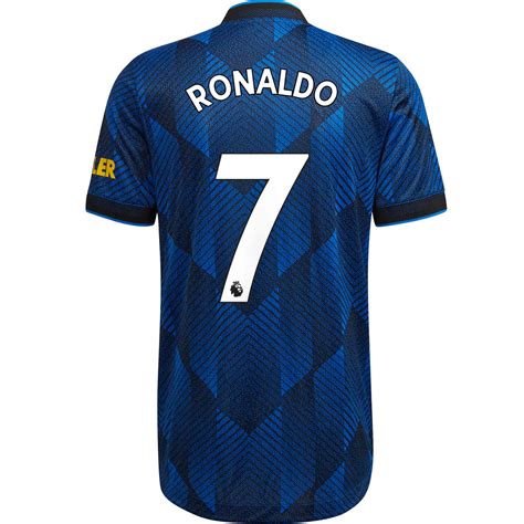202122 Adidas Cristiano Ronaldo Manchester United 3rd Authentic Jersey