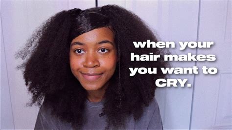 When Doing Your Natural Hair Makes You Want To Cry Natural Hair Struggles And How To Fix It