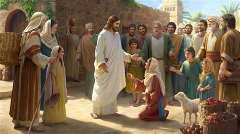 Jesus Heals The Bleeding Lady