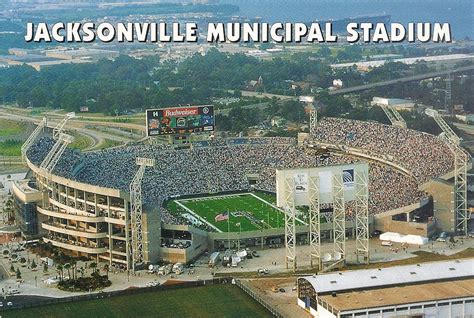 Jacksonville Municipal Stadium Scn 9623 Stadium Postcards