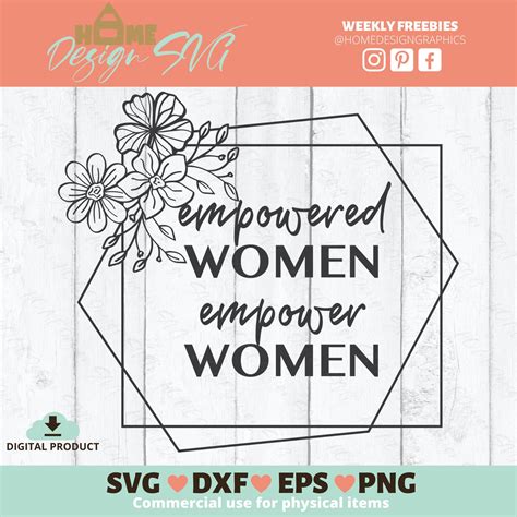Empowered Women Empower Women Svg Women Empowerment Girl Power