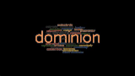 Dominion Synonyms And Related Words What Is Another Word For Dominion