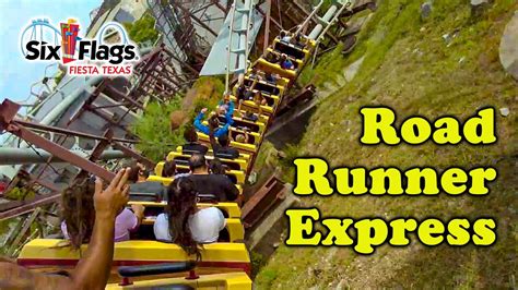 2020 Road Runner Express Roller Coaster Back Seat On Ride Hd Pov Six