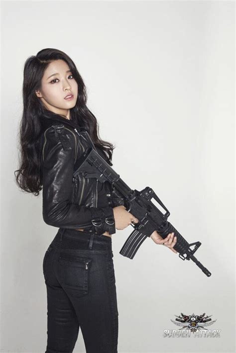 Pin On Sexy Asian Girls With Guns