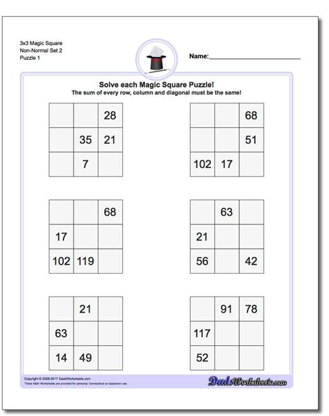 How To Solve Magic Squares With Missing Numbers 3x3 Baileykruwflynn