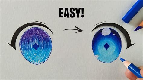 How To Draw Anime Eyes Color Tutor Suhu
