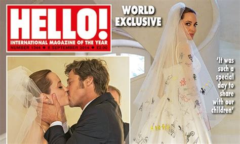 pictures from angelina jolie and brad pitt s wedding loveweddingsng