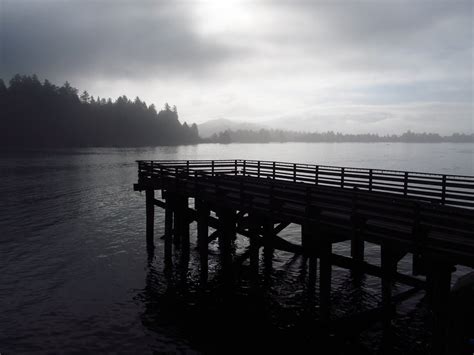 Oregon Coast Foggy Morning At Siletz Bay Lincoln City Jasperdo