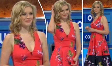 Countdowns Rachel Riley Flashes Cleavage In Plunging Dress Tv