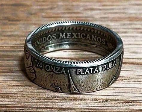 Quarter Ounce Mexican Libertad Coin Ring Home Of The Coin Rings Made