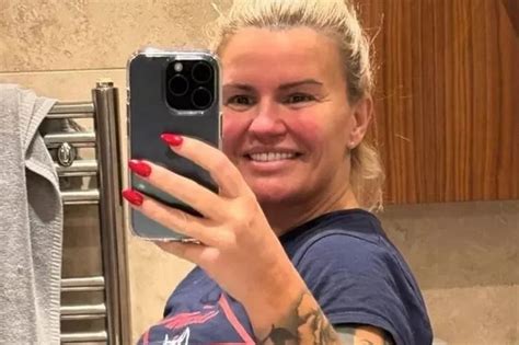 Kerry Katona Says What A Journey As She Strips To Thong After