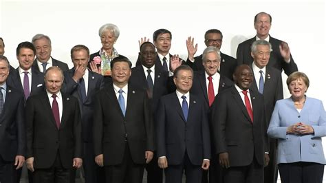 Japan World Leaders Pose For G20 Group Photo Video Ruptly