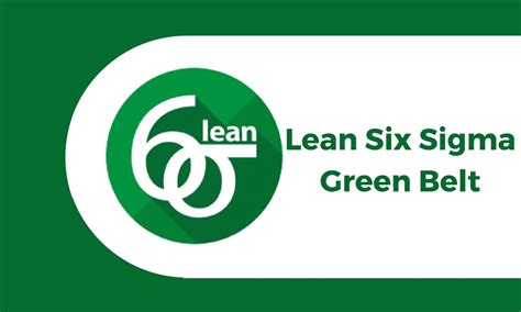 Lean Six Sigma Green Belt Lssgb Infoserve Technologies