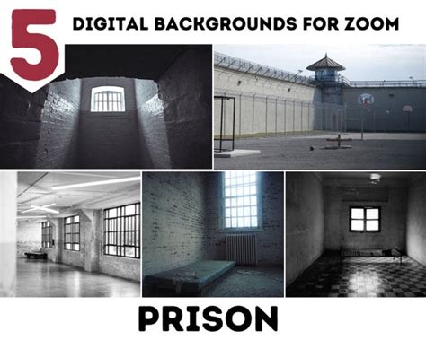 Zoom Prison Cell Background