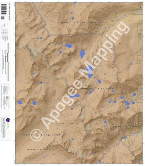 Dunderberg Peak Ca Amtopo By Apogee Mapping Inc