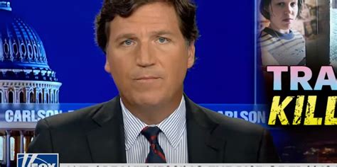 tucker carlson spews truly evil trash about trans people in christianity rant