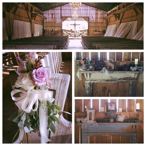 Inside Our Rustic Ceremony Wedding Barn In Alabama At