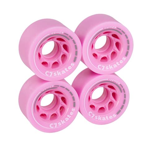 C7skates Dark Magic 62mm Quad Roller Skate Wheels Pink Lemonade