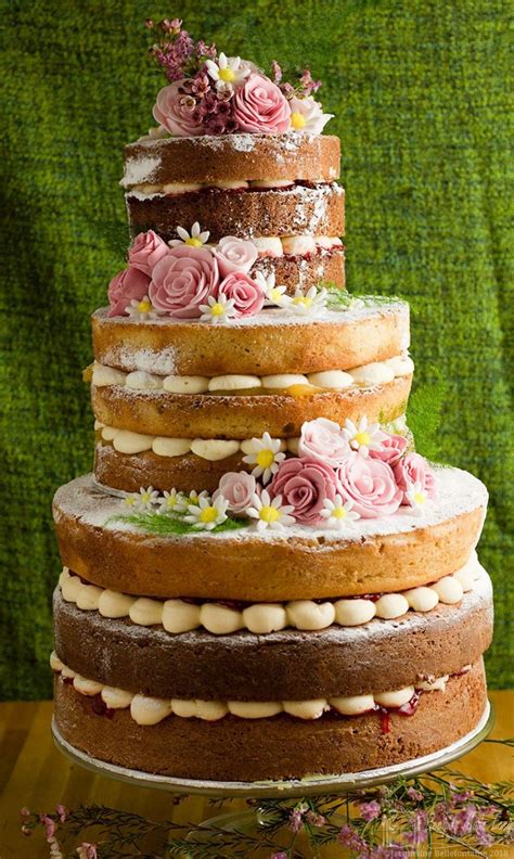 How To Make A Semi Naked Wedding Cake Recipes Made Easy