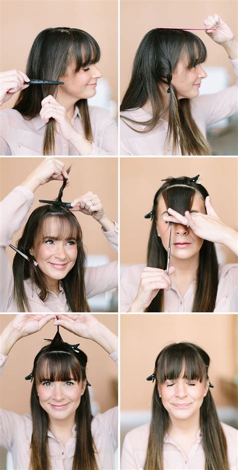 how to trim your own bangs camille styles how to cut bangs how to style bangs style hair