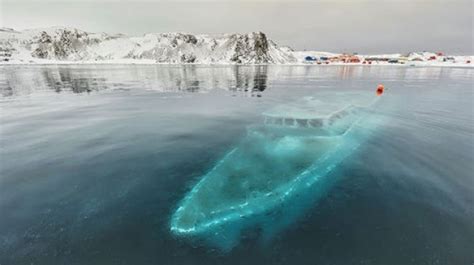 Sunken Ship In Antarctica Photorator