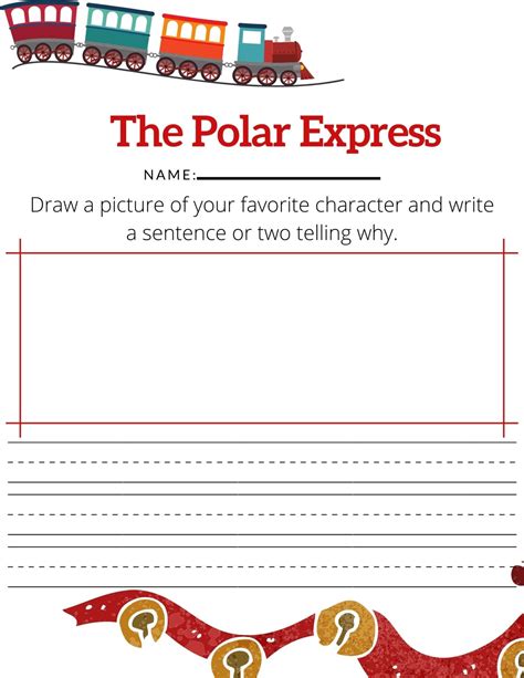 The Polar Express Free Christmas Activites And Printables Youll Love