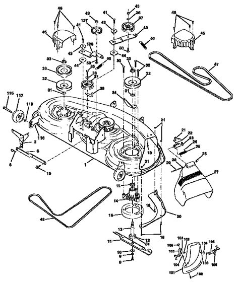 Craftsman 46 Mower Deck Belt Diagram Wiring Site Resource