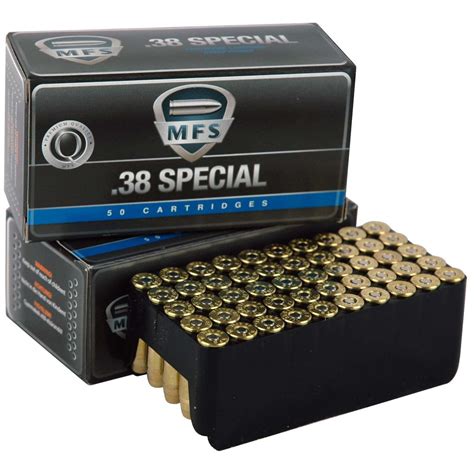 50 Rds Mfs 38 Special 158 Gr Ammo 179700 38 Special Ammo At Sportsmans Guide