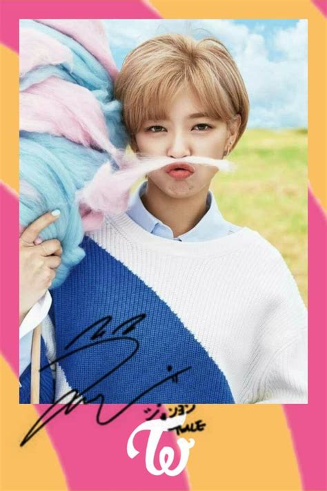 Nayeon • jeongyeon • momo • sana • jihyo • mina • dahyun • chaeyoung • tzuyu. TWICE POLAROID TT CATTON CANDY #JEONGYEON | Ide bisnis, Ide