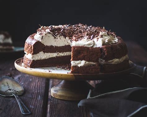 Chocolate Chestnut Cream Cake With Coffee Rum Gluten Free Recipe